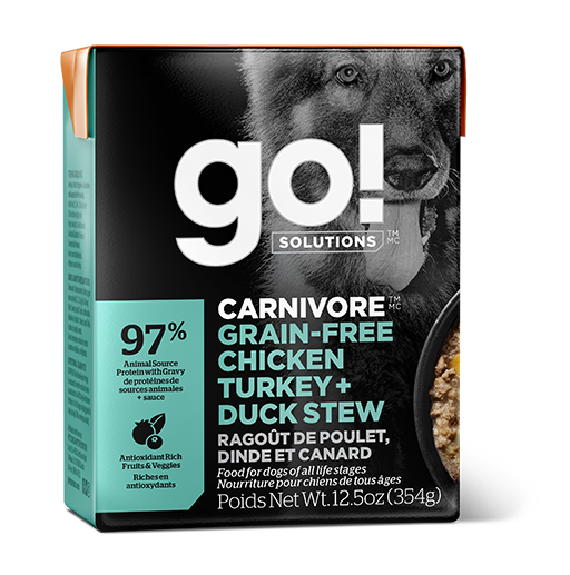 GO! SOLUTIONS™ 活力營養系列 無穀物雞肉 + 火雞 + 鴨肉狗糧配方(香港行貨)