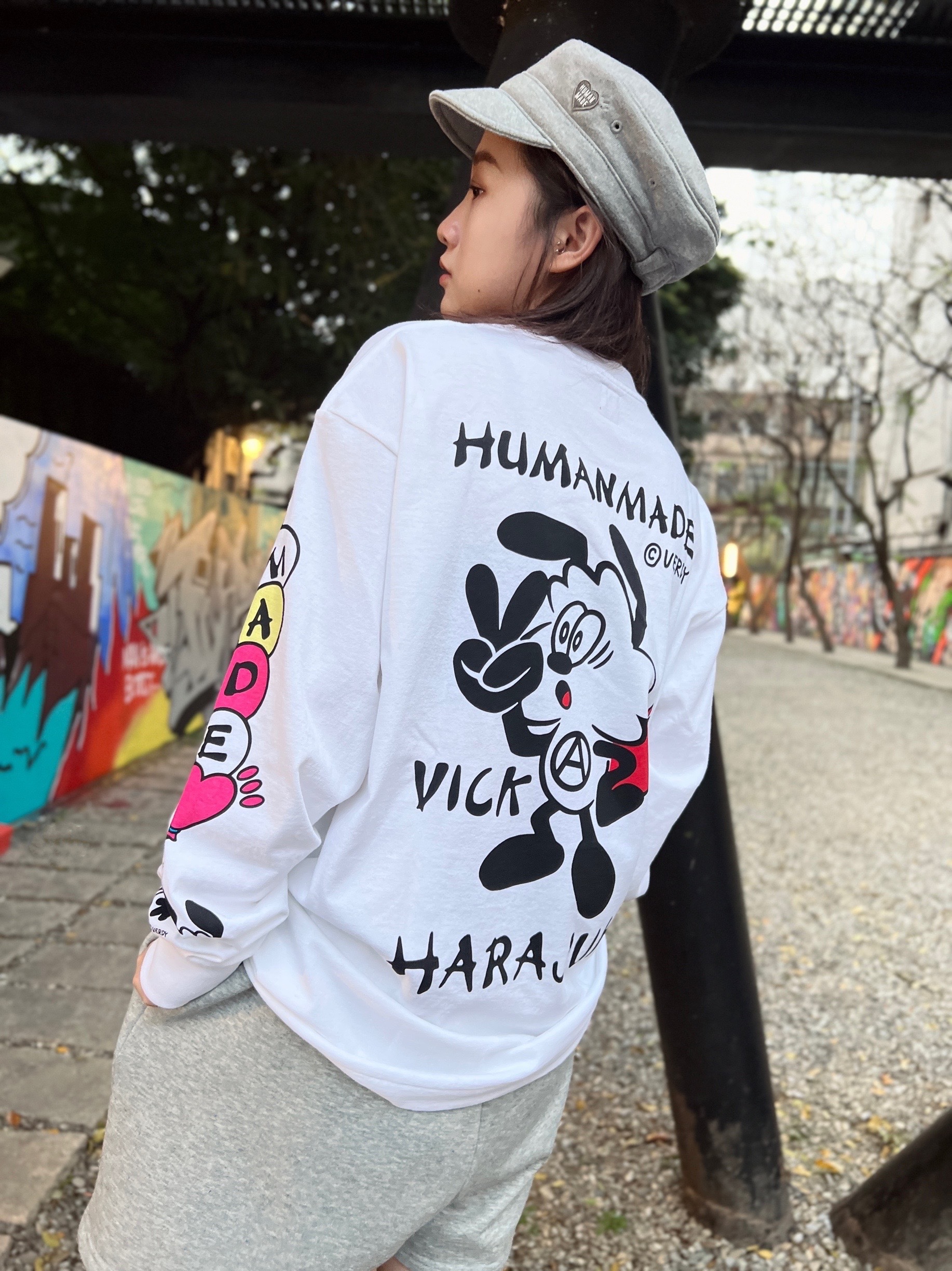 HUMAN MADE×VERDY VICK LONG SLEEVE T L - Tシャツ/カットソー(七分/長袖)