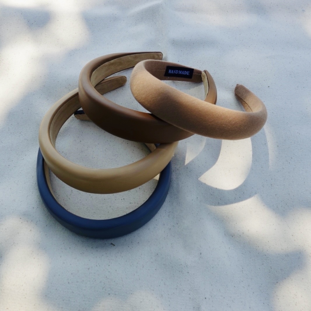 [SALE]簡約皮革素面髮箍 PizzaCutFive PCF221654011