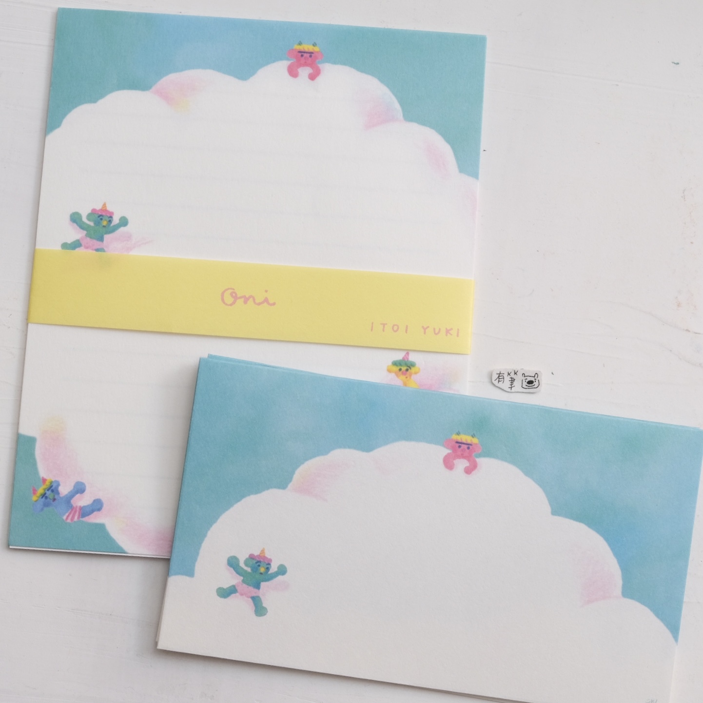 ITOI YUKI 插畫信封信紙套組｜表現社 日本