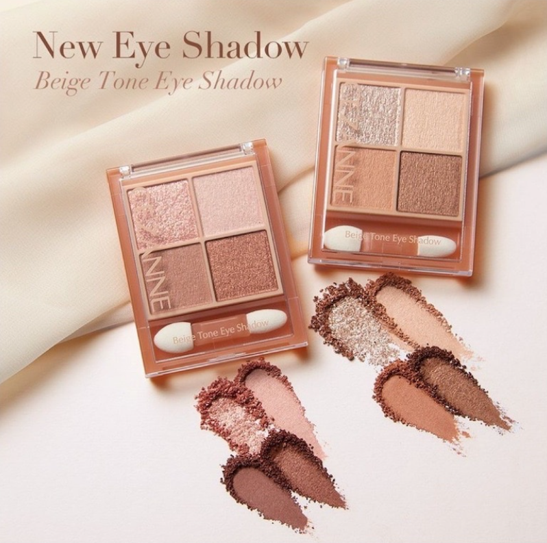 CEZANNE Beige Tone Eye Shadow 4色眼影盤