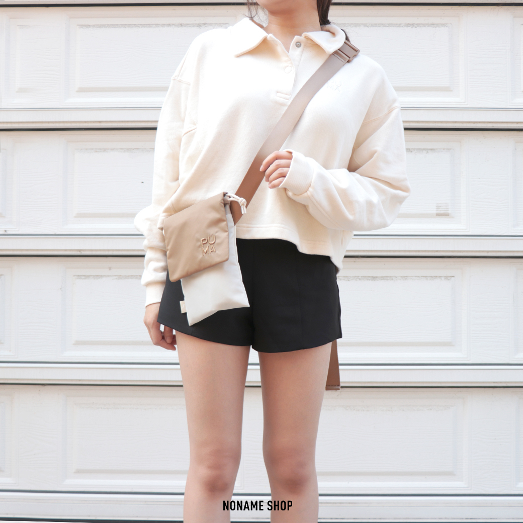 PUMA CROSS-BODY WAIST BAG 文青 側背包 奶茶色