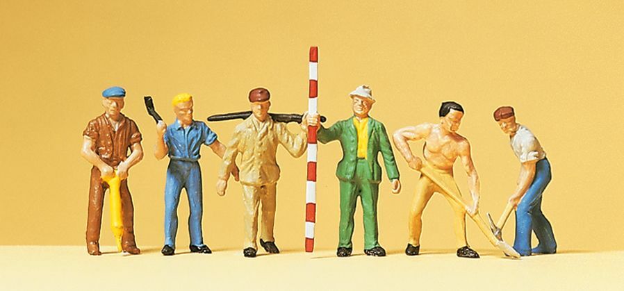 Preiser 14030 HO scale, Workers with tools