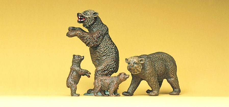 Preiser 20386 HO scale, Brown bears