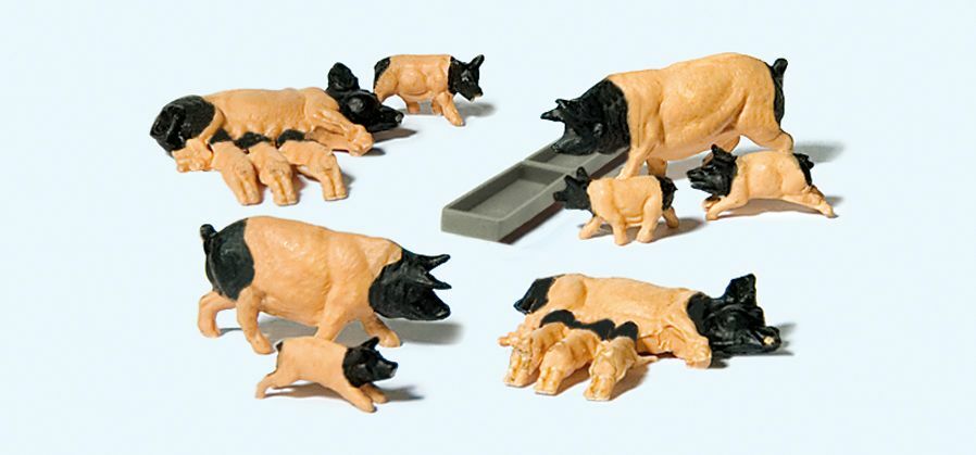 Preiser 10149 HO scale, Pigs