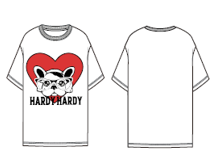 [SF] HARDY HARDY Love Dog Unisex T-Shirt-White (H300)