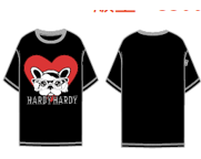 [H] HARDY HARDY Love Dog Unisex T-Shirt-Black (H301)