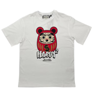 [H] HARDY HARDY Daruma Unisex T-Shrit-White (H303)