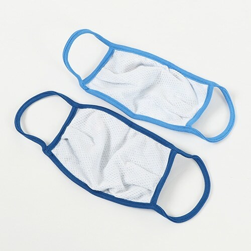 BANDAI SAMURAI BLUE FACE MASK ( KIDS )