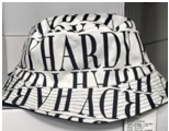 [H] HARDY HARDY Allover Logo Hat,White (H284W)