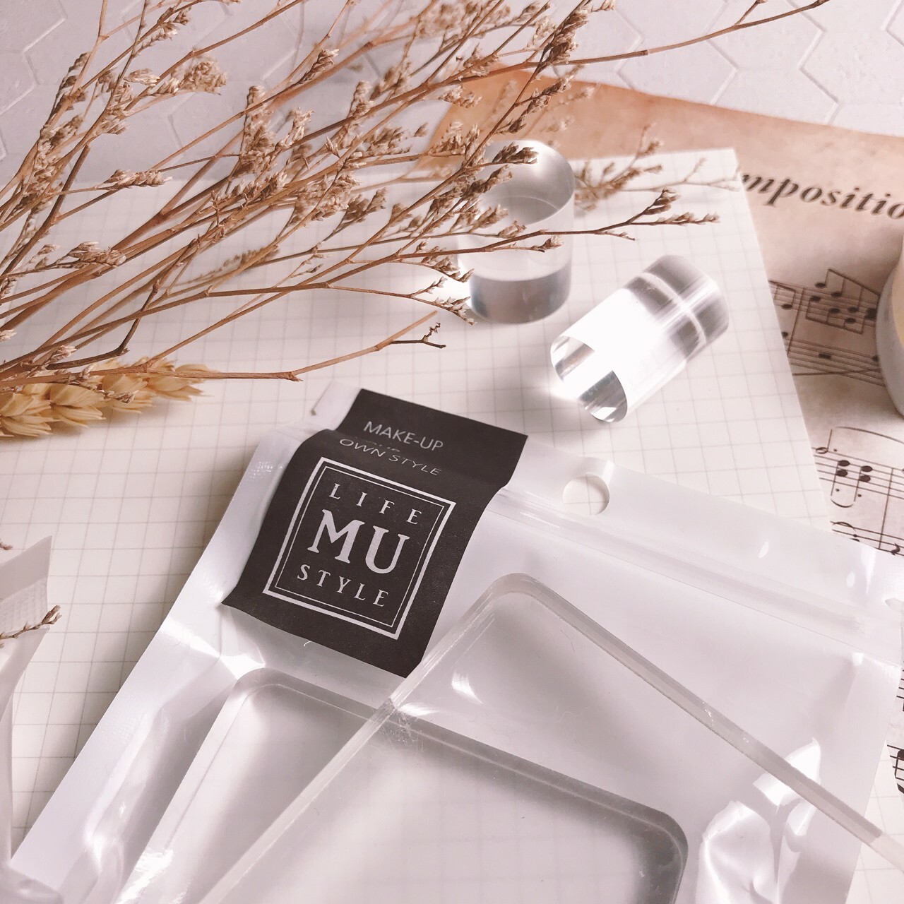 MU｜水晶塊 水晶印章專用 (方形/圓柱)