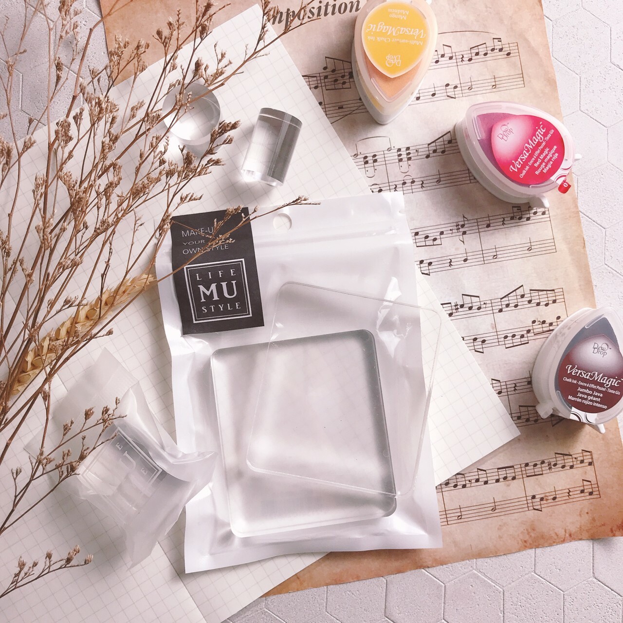 MU｜水晶塊 水晶印章專用 (方形/圓柱)