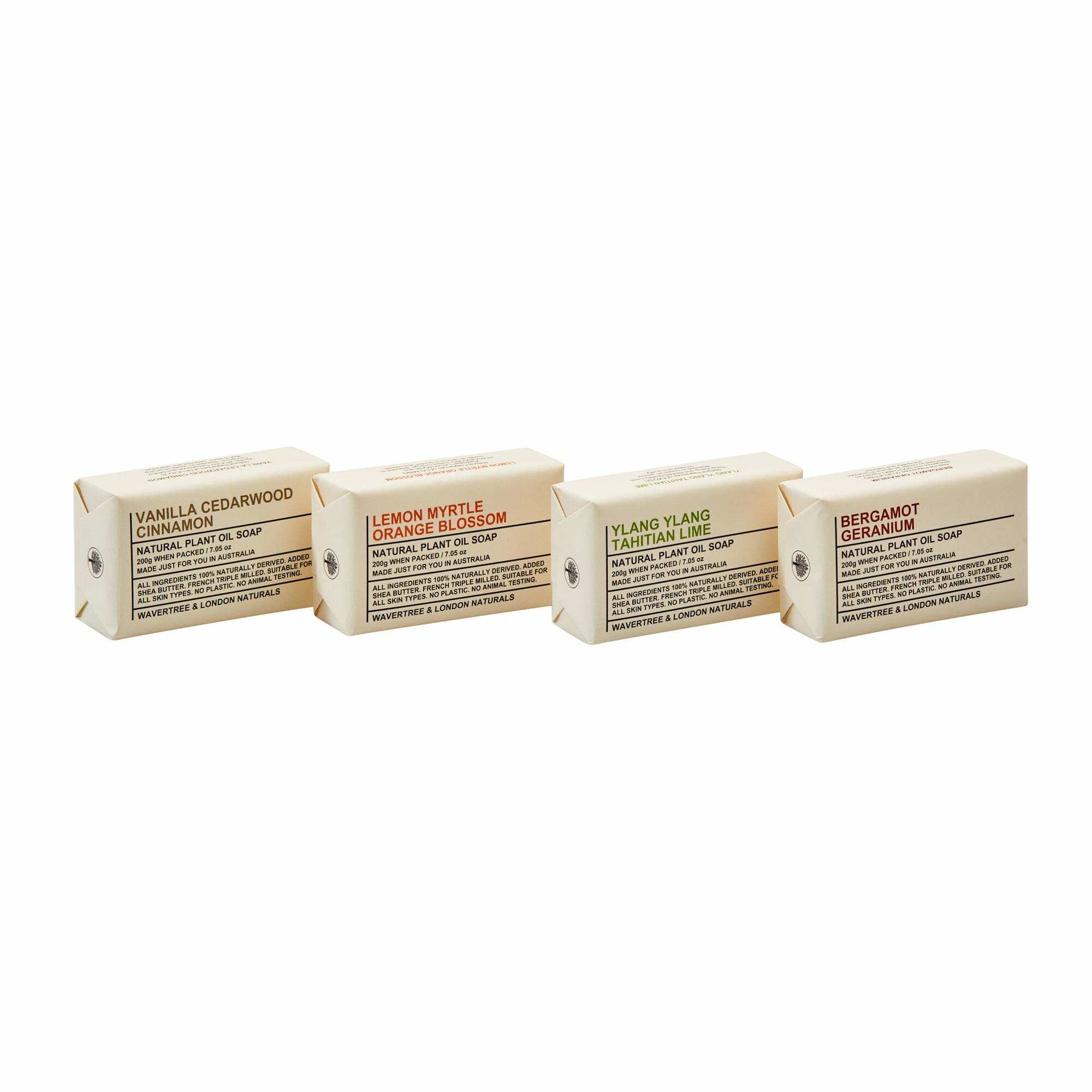 【Wavertree & London】Vanilla, Cedarwood and Cinnamon Soap 200G