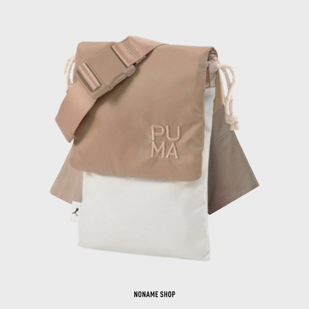 PUMA CROSS-BODY WAIST BAG 文青 側背包 奶茶色