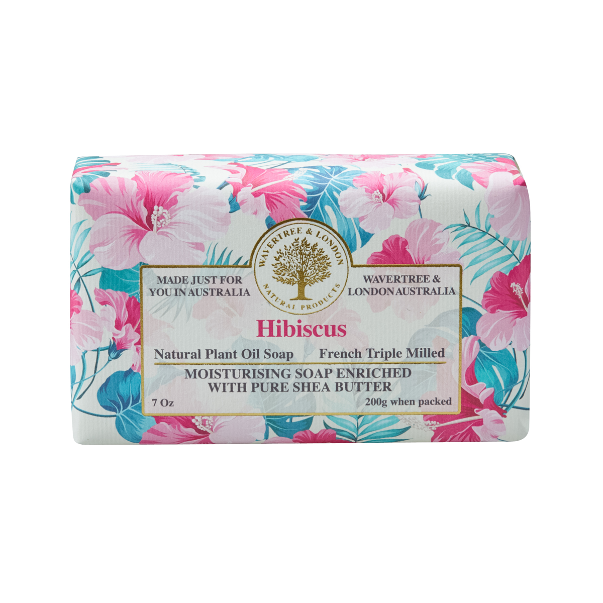 【Wavertree & London】芙蓉花有機乳木果油皂 200G