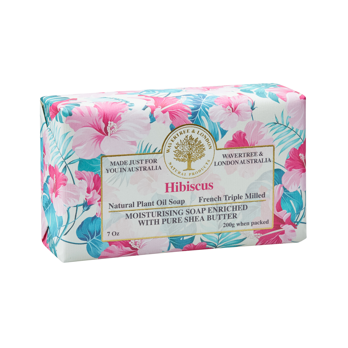 【Wavertree & London】芙蓉花有機乳木果油皂 200G