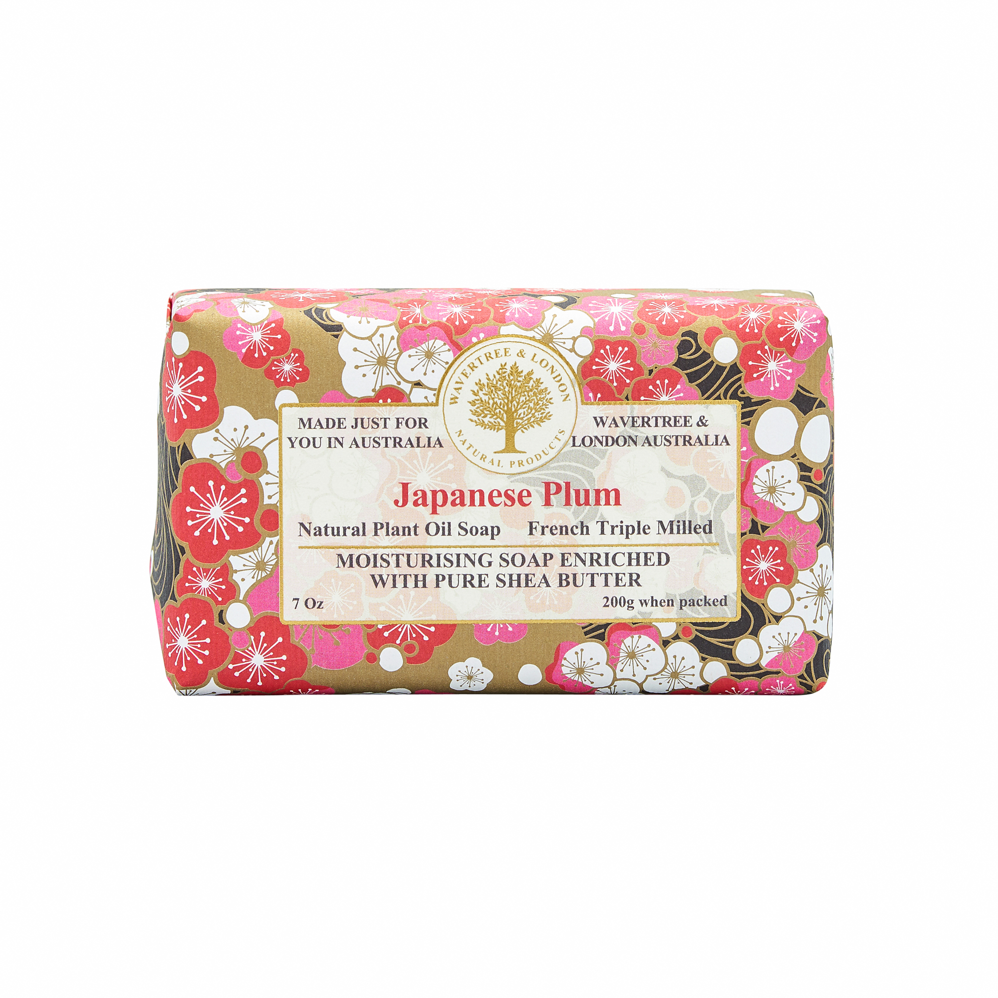 【Wavertree & London】"Japanese Plum" 有機乳木果油皂 200G