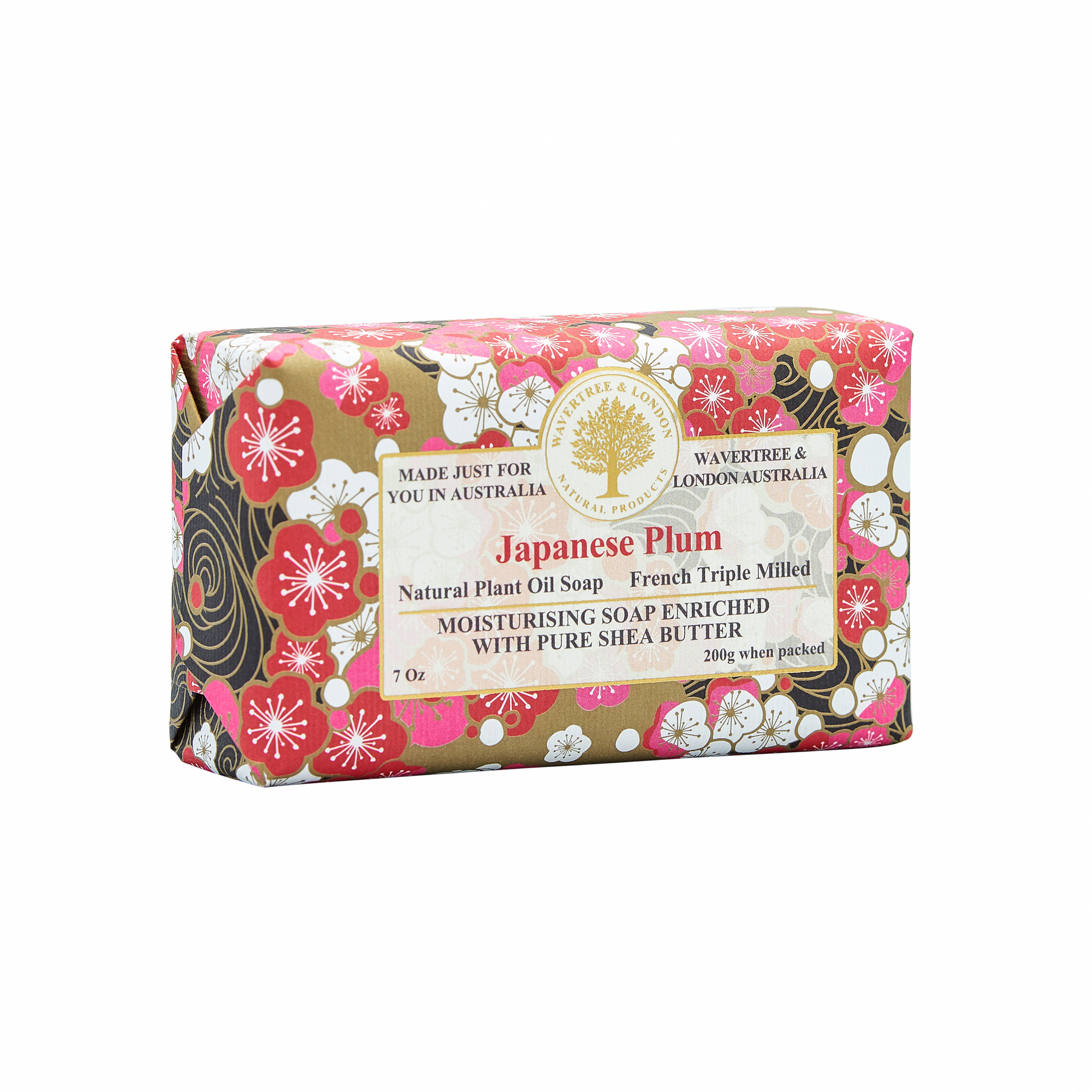 【Wavertree & London】"Japanese Plum" 有機乳木果油皂 200G