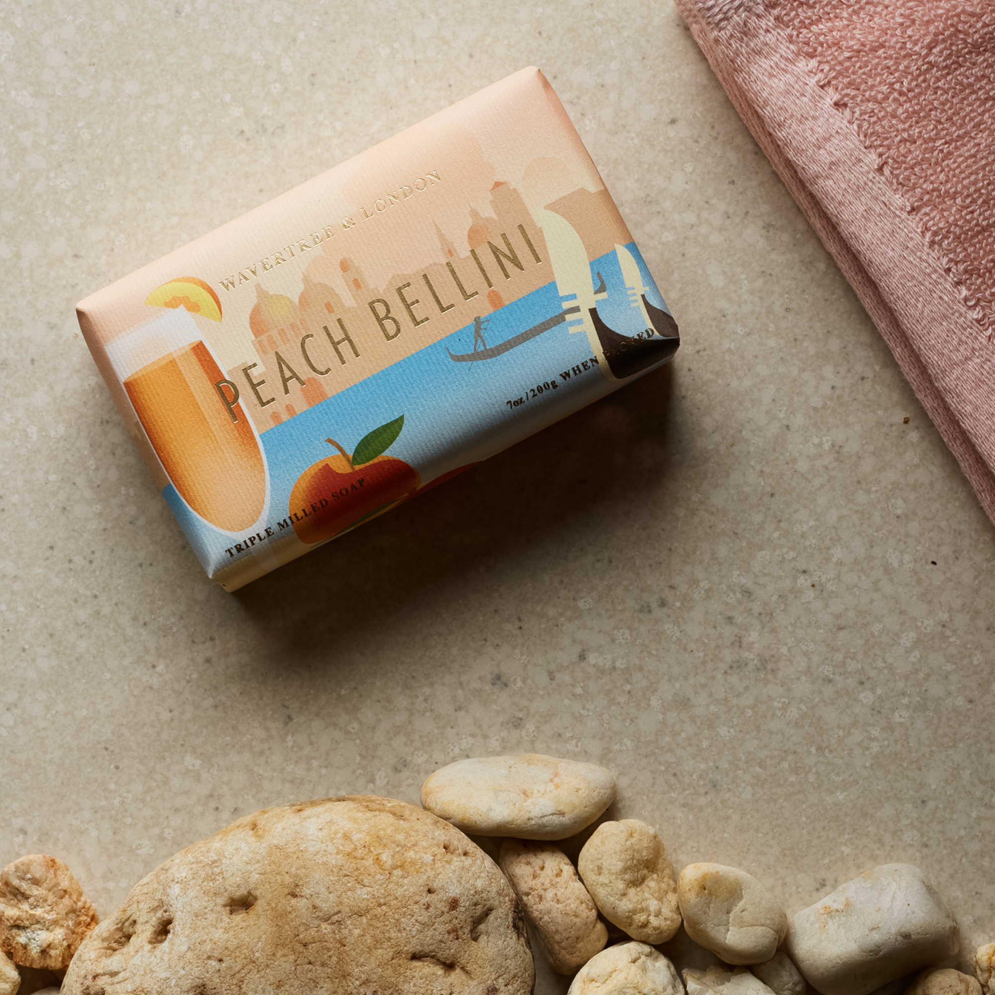 【Wavertree & London】Peach Bellini Soap 200G