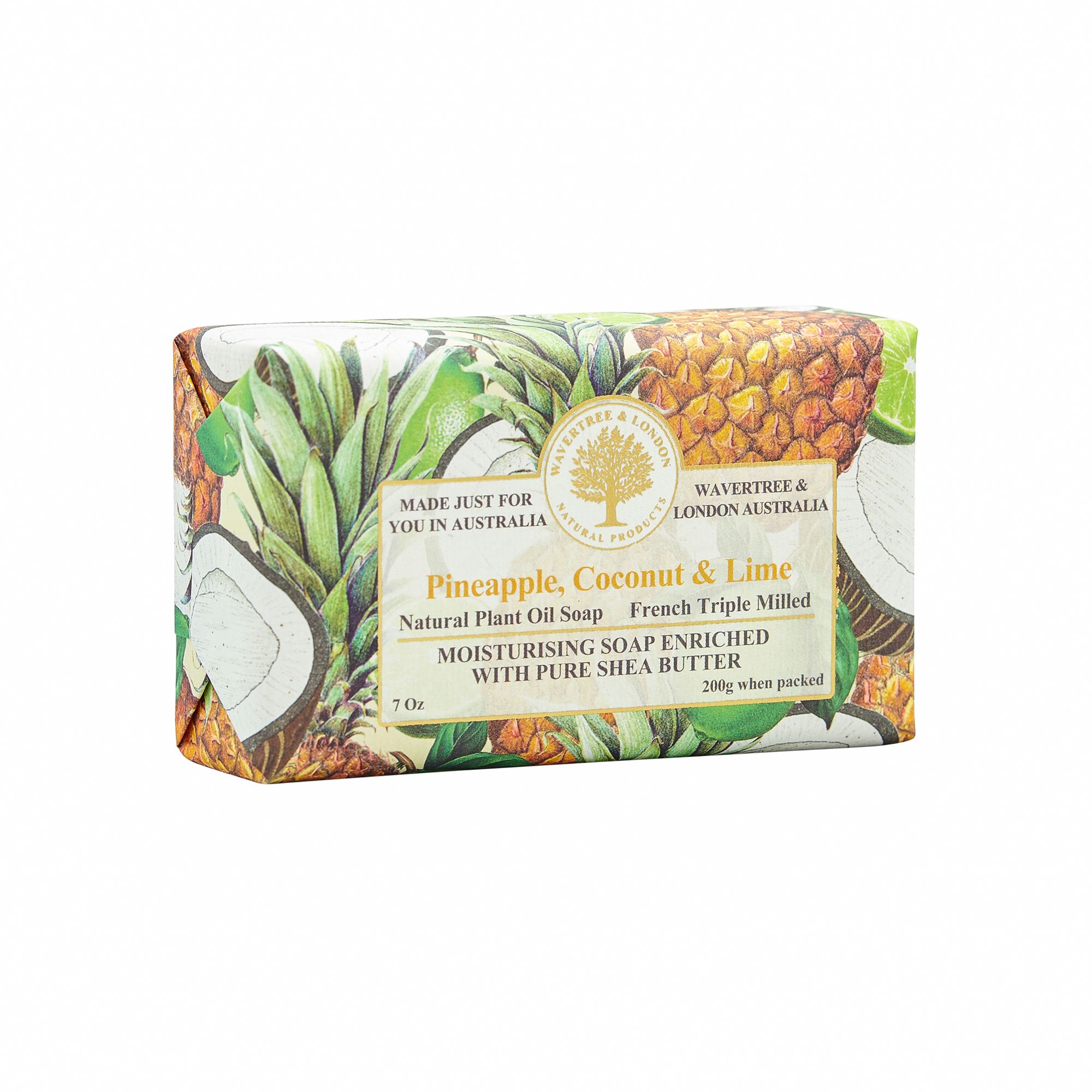 【Wavertree & London】Pineapple, Coconut & Lime Soap 200G