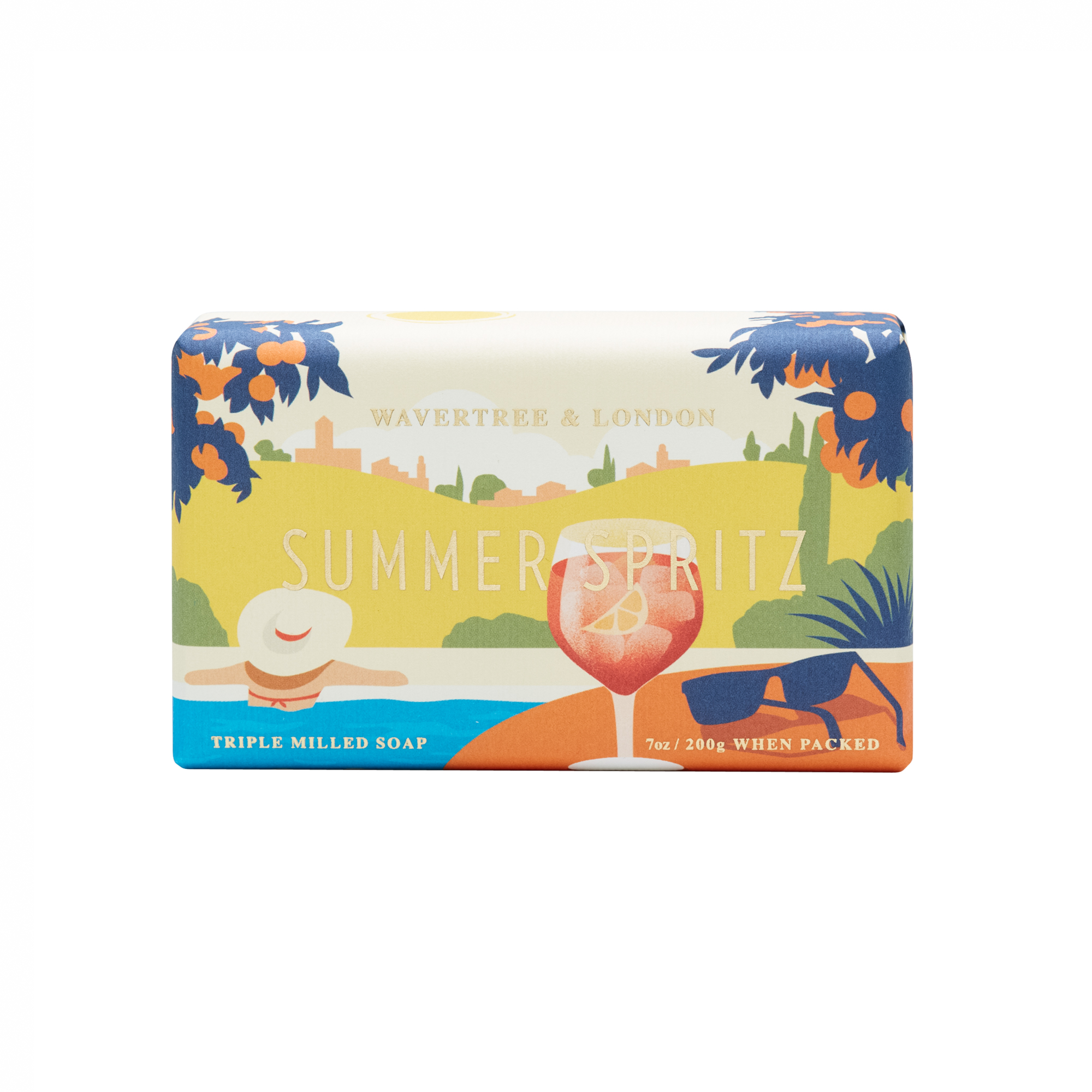 【Wavertree & London】"Summer Spritz" 有機乳木果油皂 200G