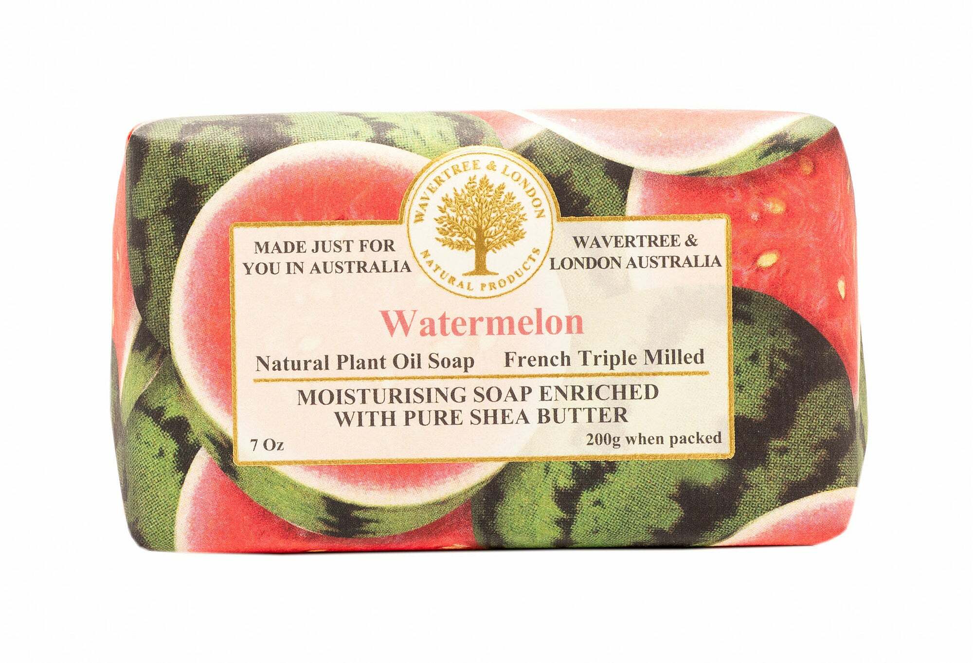 【Wavertree & London】西瓜有機乳木果油皂 200G