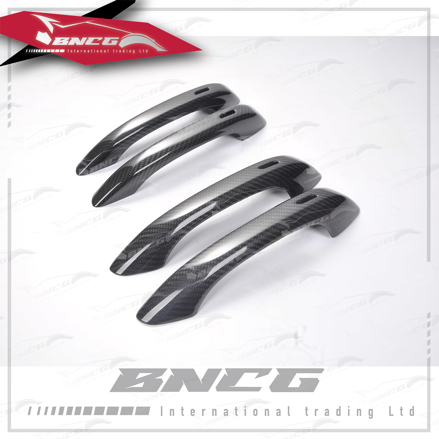 保時捷 Porsche Cayenne 18-22年式 改裝 卡夢 乾碳纖維 外觀件 空力套件 帶感應 貼片式 門把手