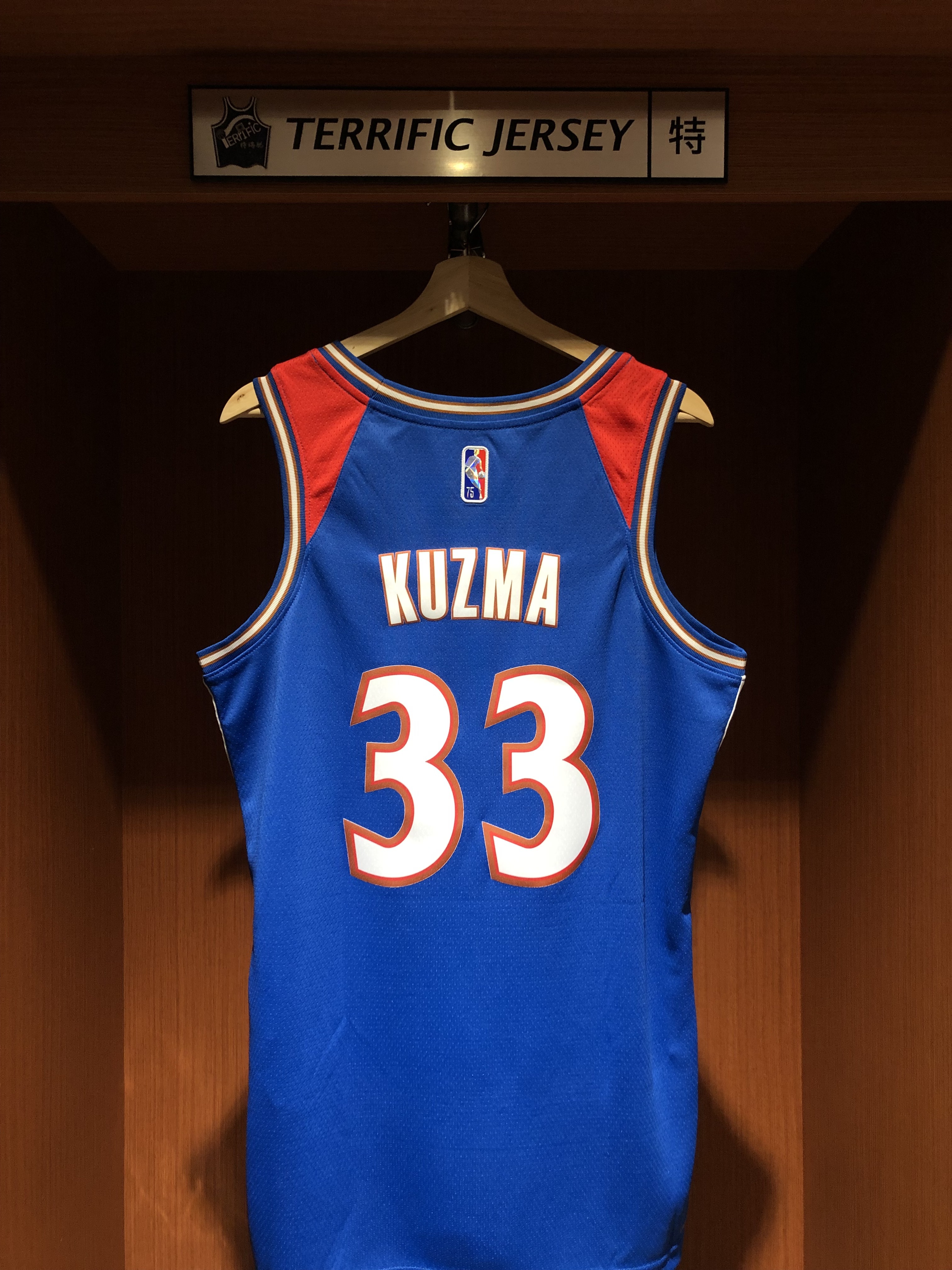 NBA球衣 Kyle Kuzma 華盛頓巫師城市 75周年 鑽石標 City Nike Swingman 球迷版 熱轉印 全新