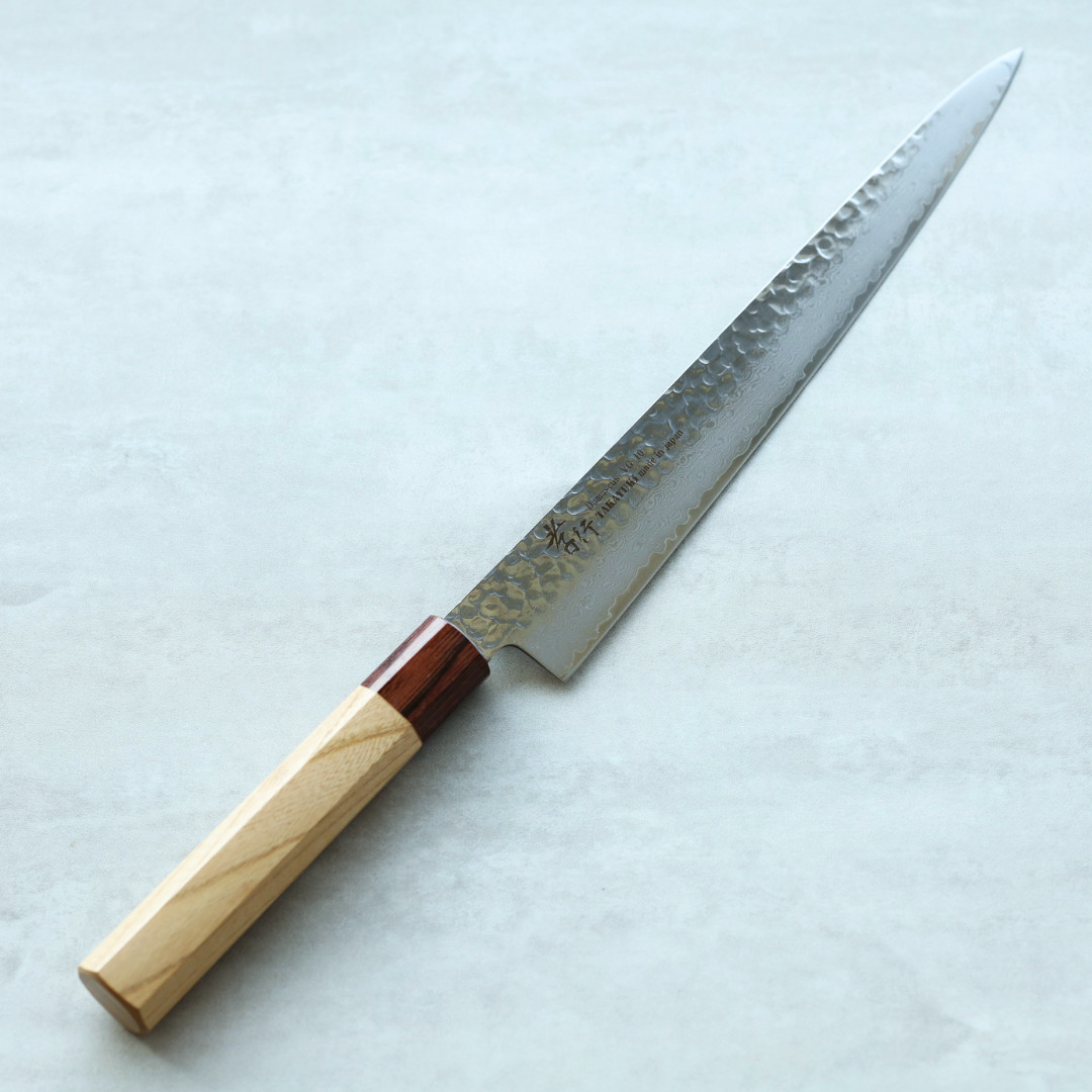 堺孝行 和筋引 240mm VG10鋼 33層鎚目大馬士革