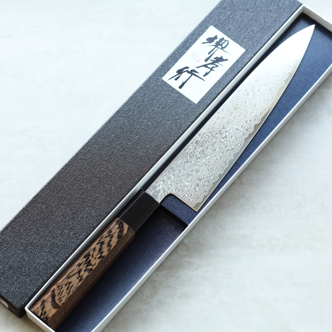 堺孝行 銀河 和牛刀 210mm ZA-18鋼 大馬士革