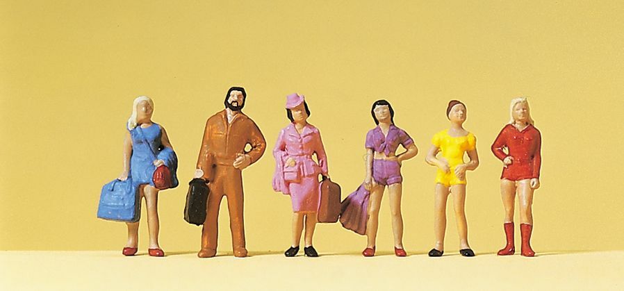 Preiser 14123 HO scale, Teenager traveler