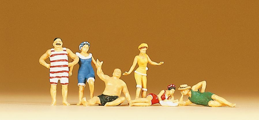 Preiser 12135 HO scale, Bathers around 1900