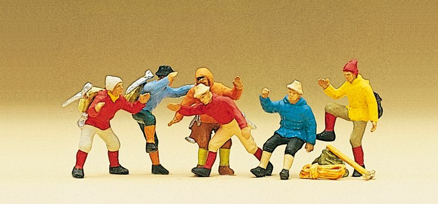 Preiser 10190 HO scale, Mountain climbers