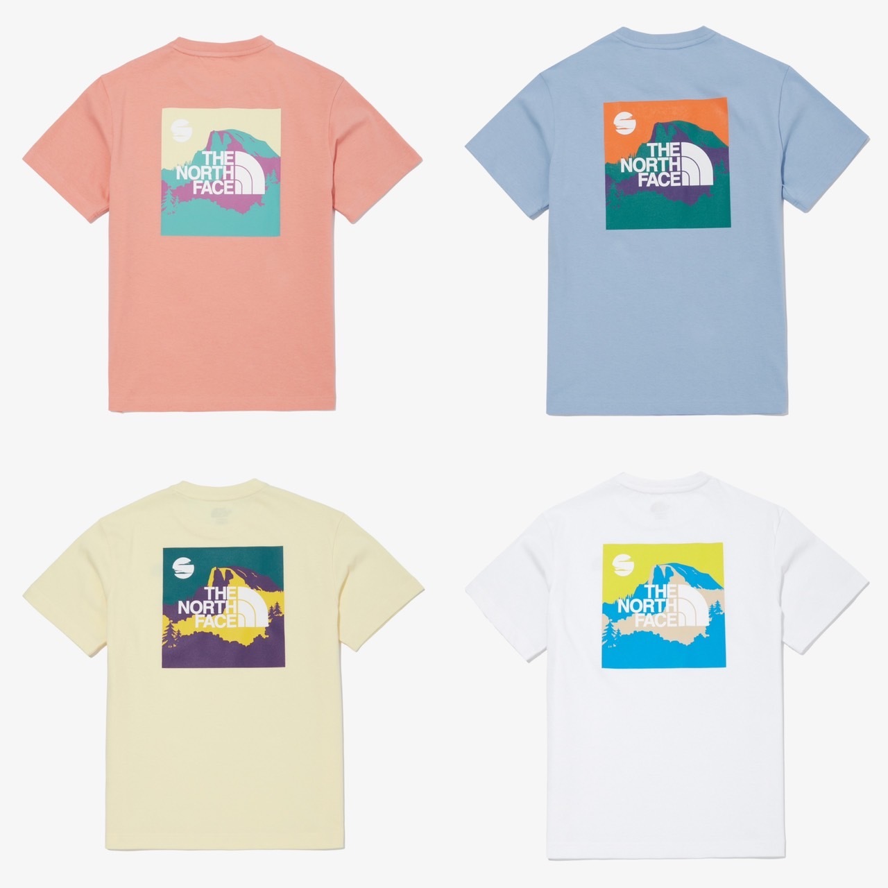 THE NORTH FACE COLOR PEAK S/S R/TEE 山峰 大地 短袖 NT7UN11
