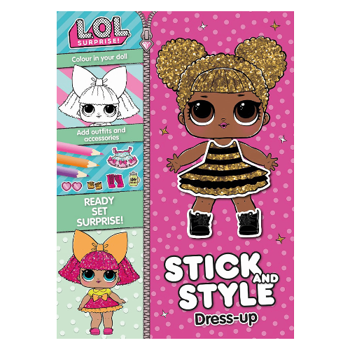 L.O.L. Surprise! Stick N Style Dress-Up Activity Book貼紙遊戲書