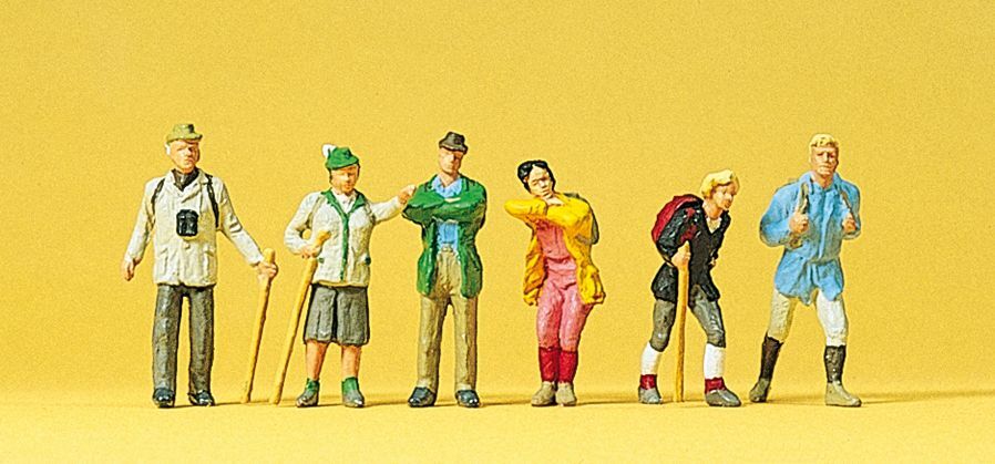 Preiser 10290 HO scale, Wanderers