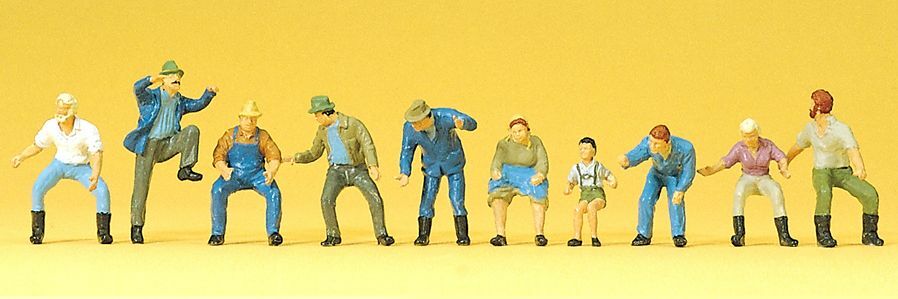 Preiser 10328 HO scale, tractor driver