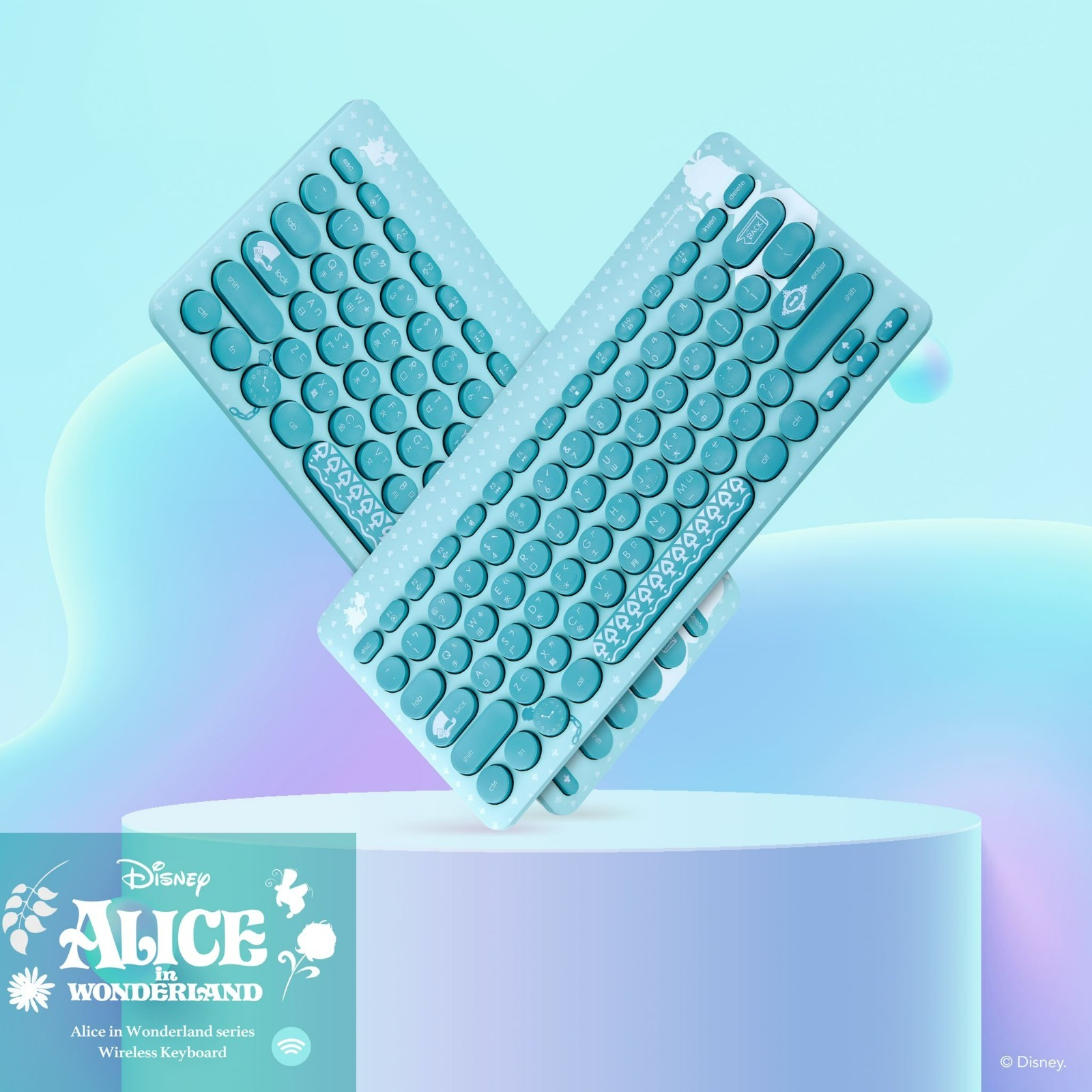 台灣Infothink愛麗絲系列無線鍵盤 (限量版)