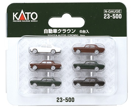 Kato 23-500 N規 TOYOTA 小汽車6輛