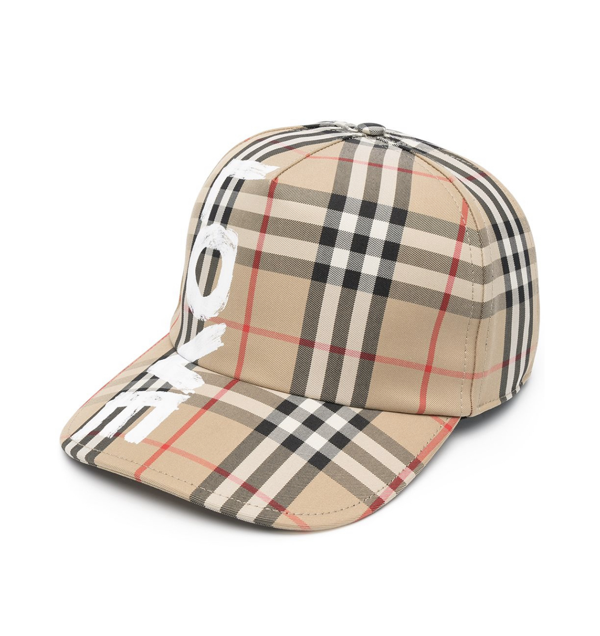Burberry hat in cotton with Burberry Check print