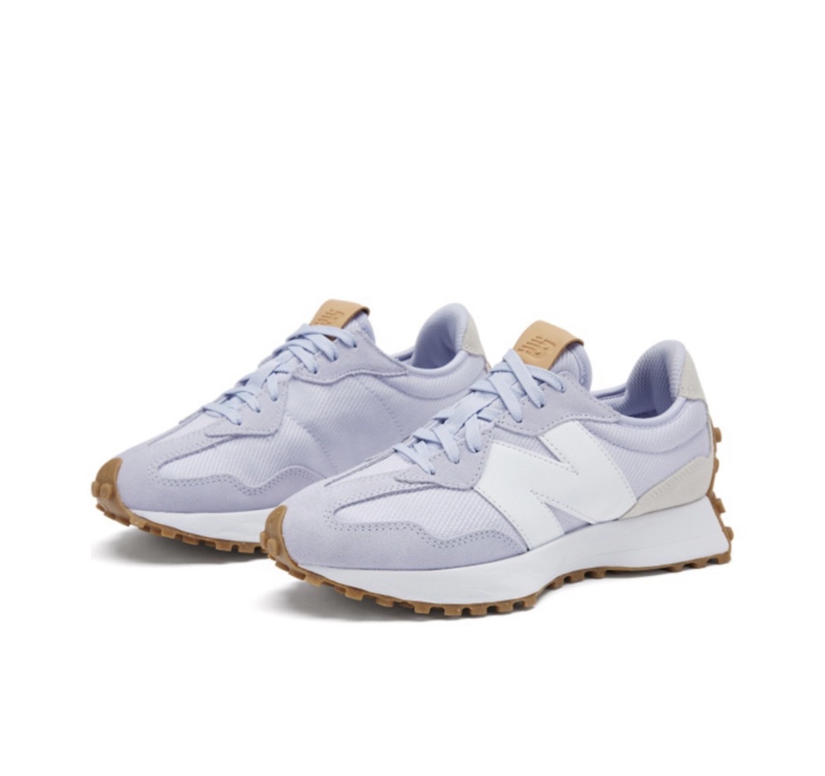 New Balance 327  薰衣草紫 淡紫 大N 拼接 復古 休閒鞋 女款
