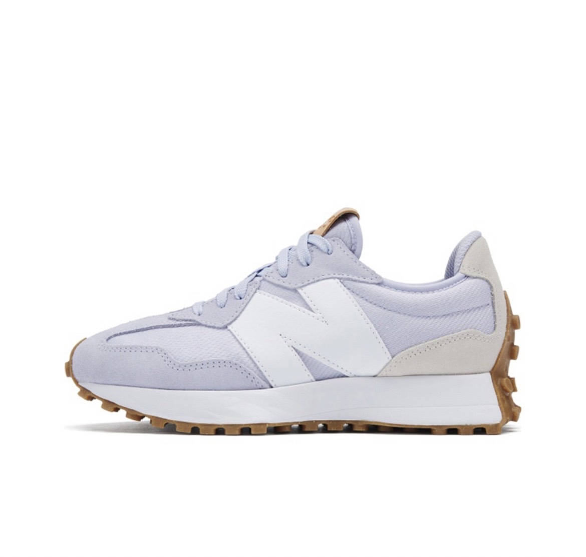 New Balance 327  薰衣草紫 淡紫 大N 拼接 復古 休閒鞋 女款