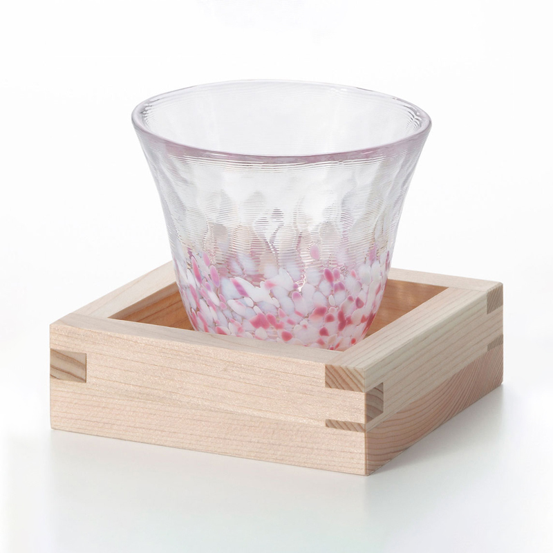 ADERIA 津輕櫻花 清酒杯 酒枡套組