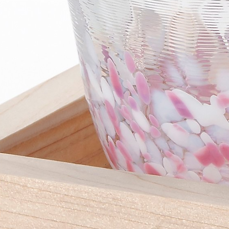 ADERIA 津輕櫻花 清酒杯 酒枡套組