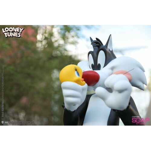 Soap Studio Looney Tunes Silly Big Cat and Tridy Figure Model