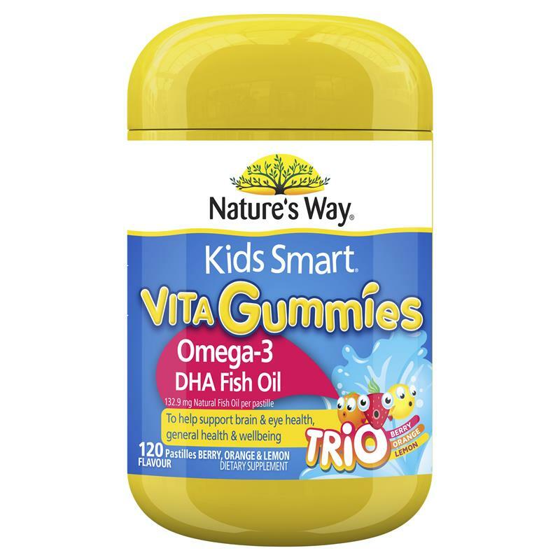 Nature's Way Kids Smart Vita Gummies Omega3 x 120 粒軟糖