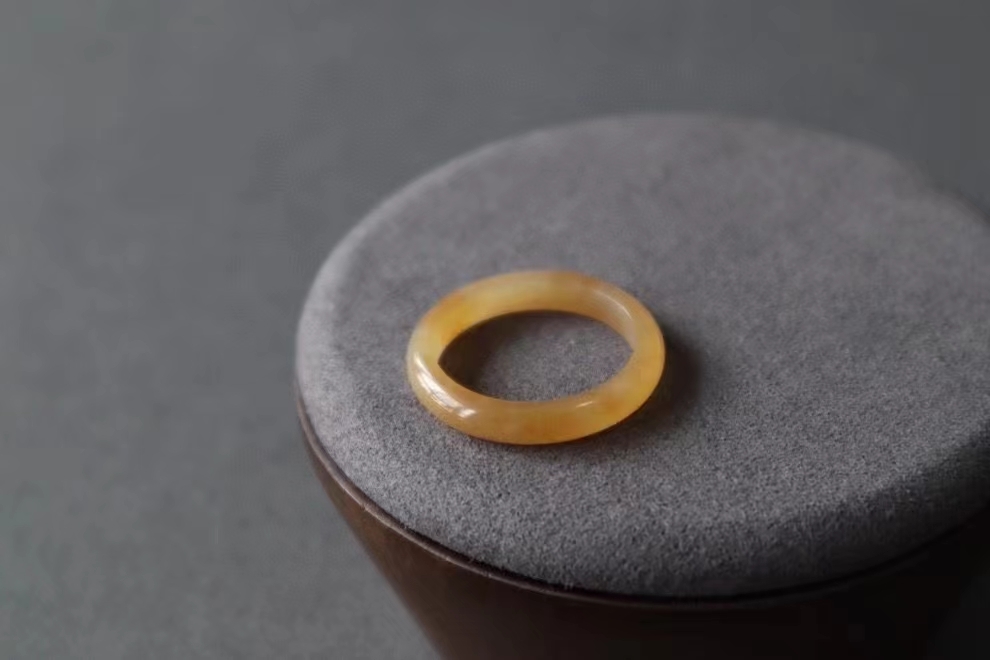 218613 和田玉糖料指環 (20.4mm內直徑)