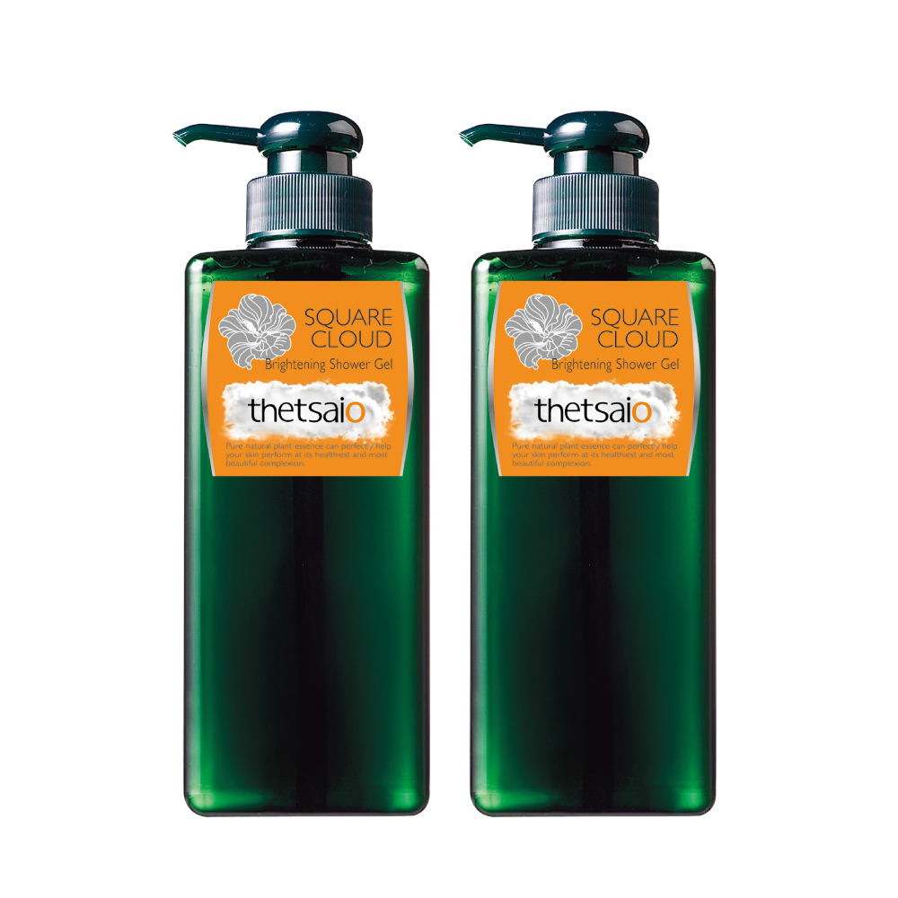 【thetsaio機植之丘】四方雲潤白熱情沐浴乳600ml(2入)