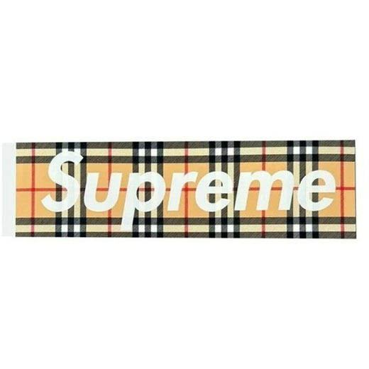 Supreme Box Logo Sticker TiffanyBurberry | signalstationpizza.com