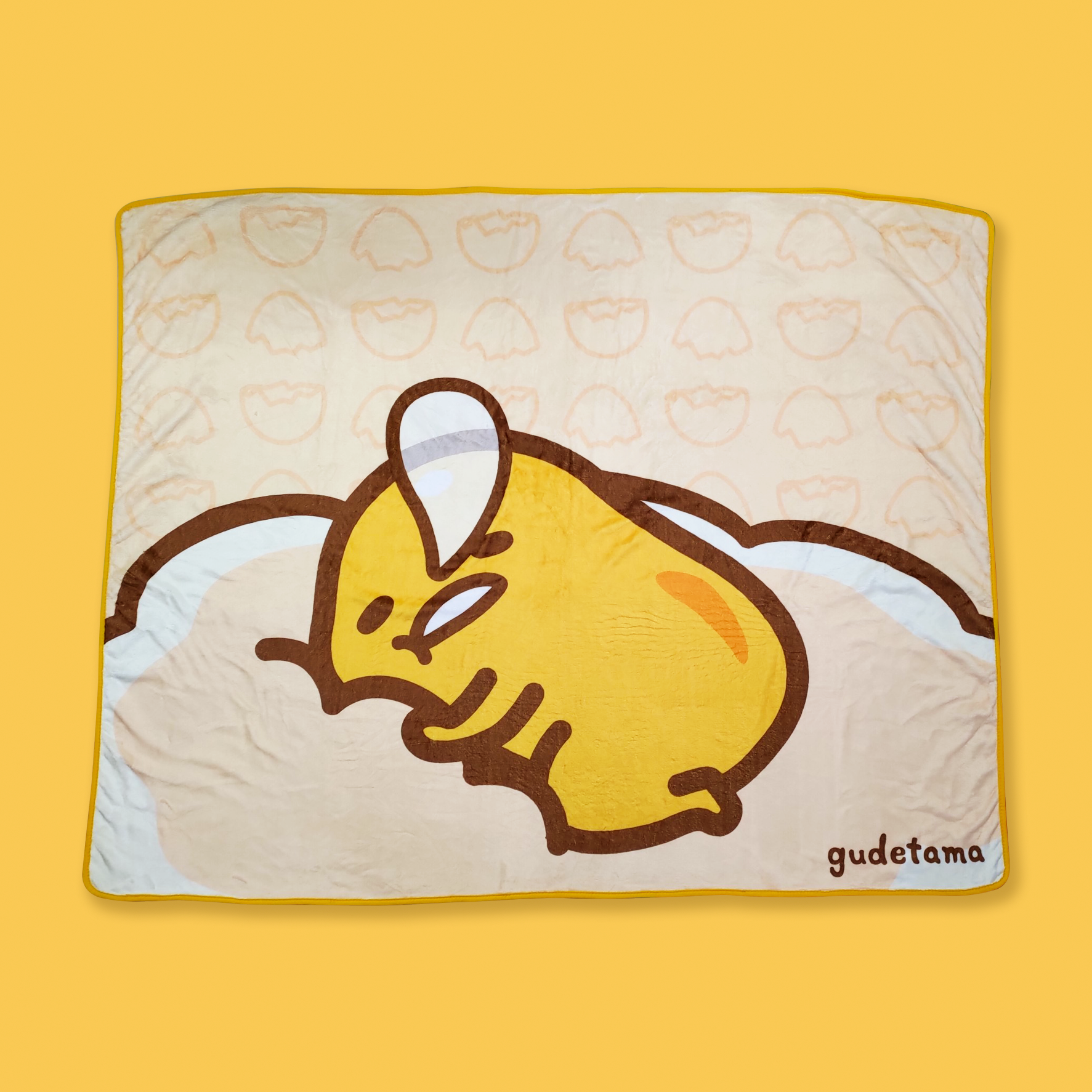 蛋黃哥-毛毯-睡著款